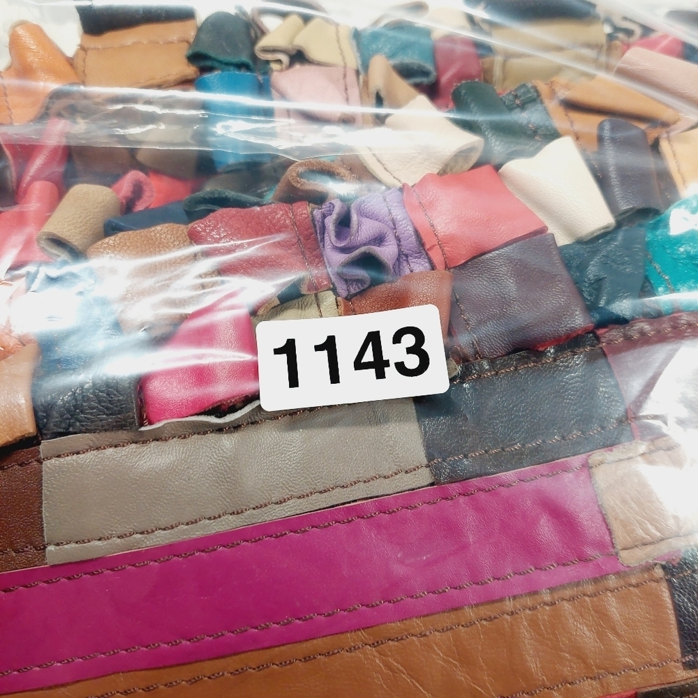 Boutique Leather Multicolor 2 Straps Hand Bag 1143 - Picture 14 of 14